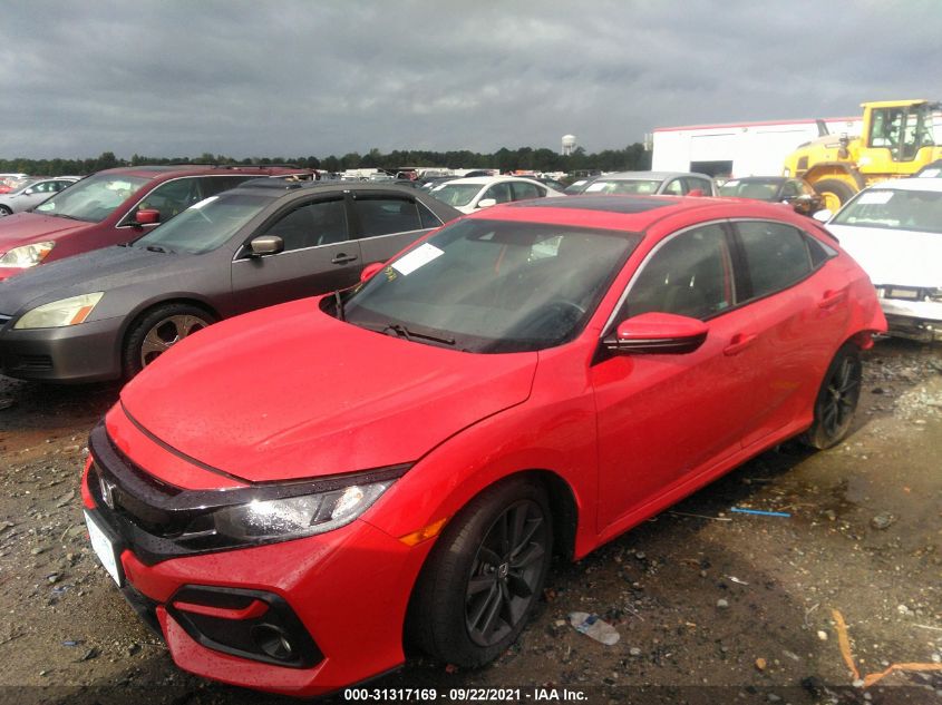 2020 HONDA CIVIC HATCHBACK EX SHHFK7H68LU208251
