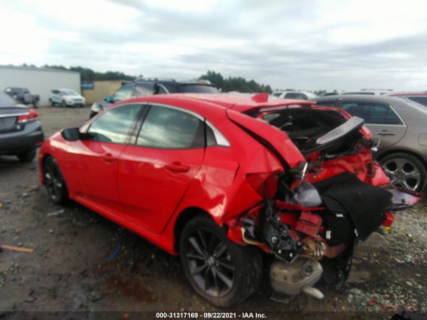 2020 HONDA CIVIC HATCHBACK EX SHHFK7H68LU208251
