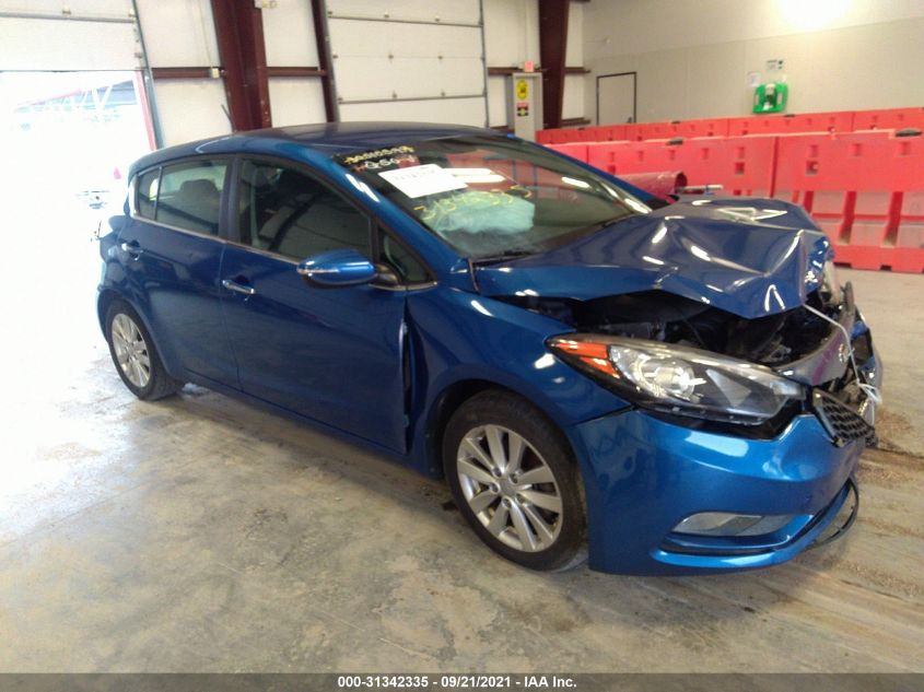 2014 KIA FORTE 5-DOOR EX KNAFX5A84E5243163