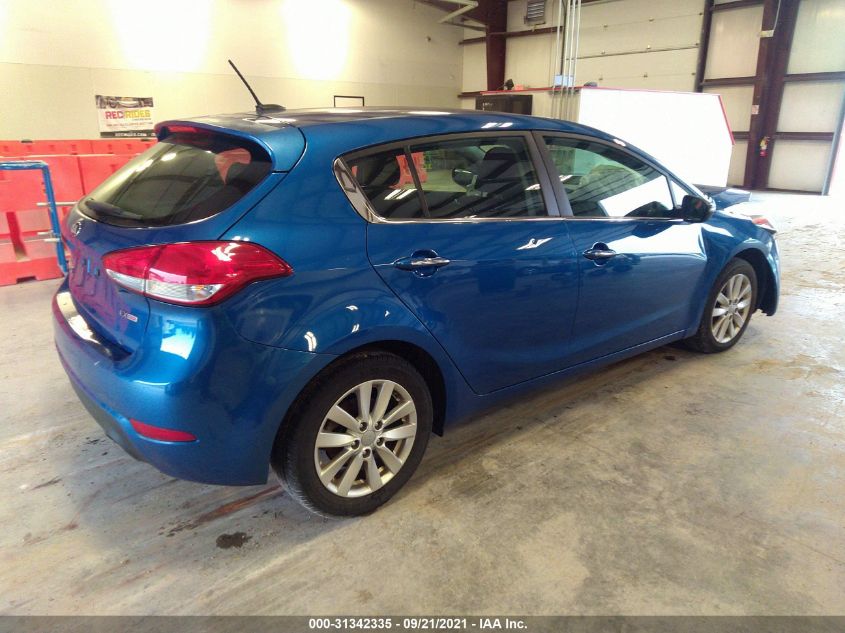 2014 KIA FORTE 5-DOOR EX KNAFX5A84E5243163
