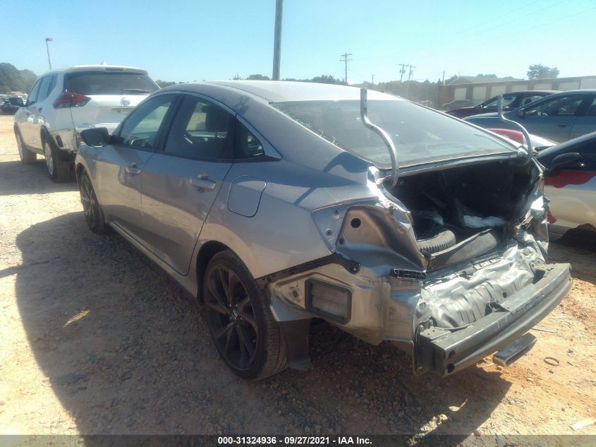 2019 HONDA CIVIC SEDAN SPORT 19XFC2F88KE011445