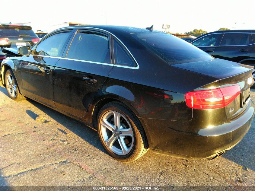 2013 AUDI A4 PREMIUM WAUAFAFL5DA161371