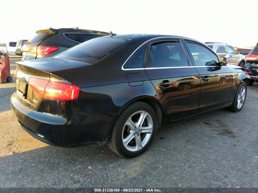 2013 AUDI A4 PREMIUM WAUAFAFL5DA161371