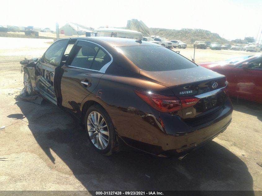 2020 INFINITI Q50 3.0T LUXE JN1EV7AR7LM254558
