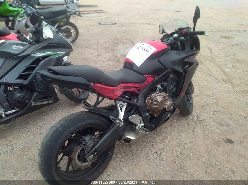 2018 HONDA CBR650 F MLHRC7408J5400553