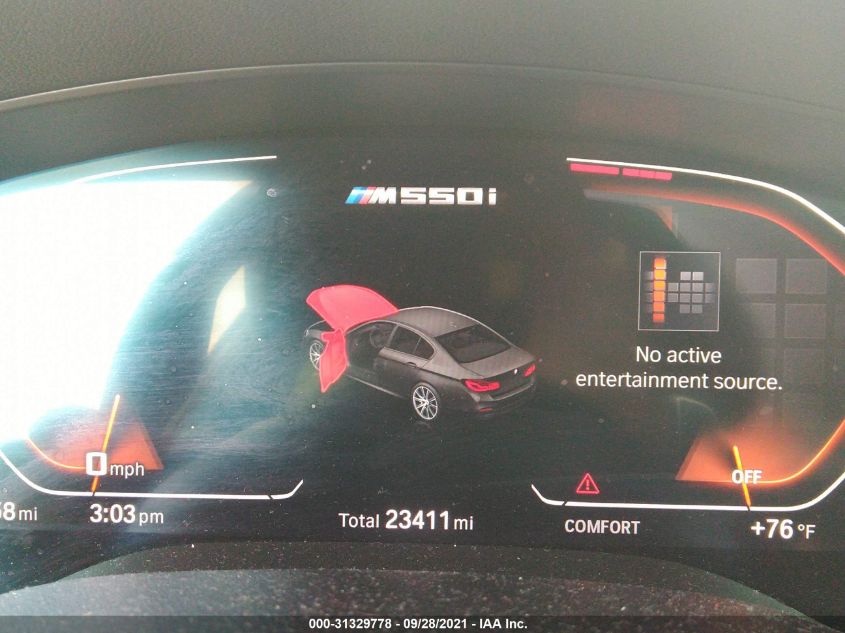 2020 BMW 5 SERIES M550I XDRIVE WBAJS7C09LCD45825