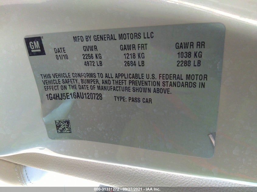 Buick Lucerne 2010