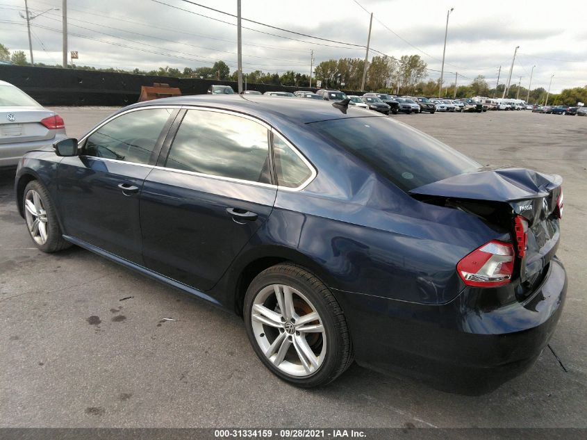 2014 VOLKSWAGEN PASSAT TDI SE W/SUNROOF 1VWBN7A39EC059370