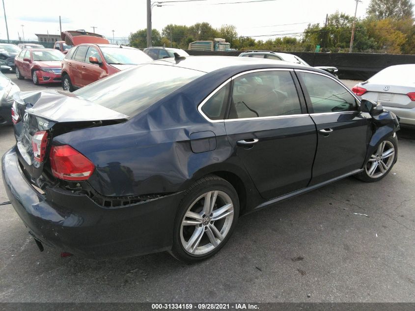 2014 VOLKSWAGEN PASSAT TDI SE W/SUNROOF 1VWBN7A39EC059370