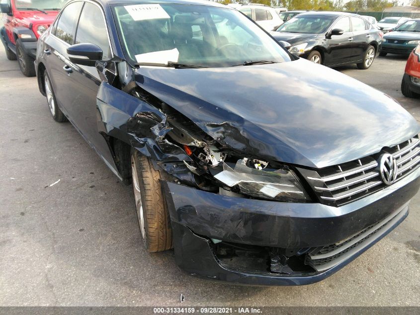 2014 VOLKSWAGEN PASSAT TDI SE W/SUNROOF 1VWBN7A39EC059370