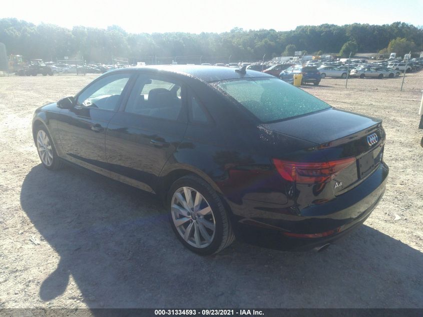 2017 AUDI A4 PREMIUM WAUANAF41HN032277