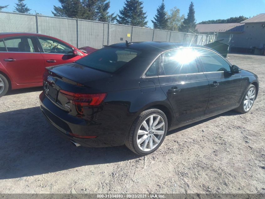 2017 AUDI A4 PREMIUM WAUANAF41HN032277