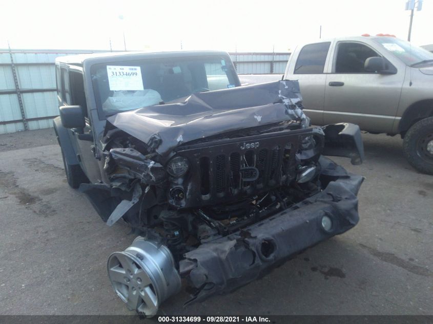 2018 JEEP WRANGLER JK UNLIMITED SPORT S 1C4BJWDGXJL897182