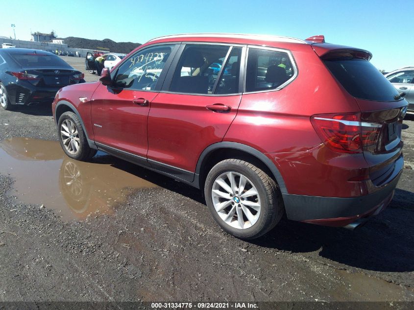 2013 BMW X3 XDRIVE28I 5UXWX9C51DLK59990