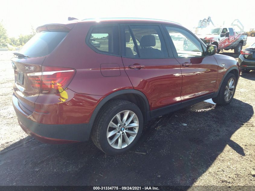 2013 BMW X3 XDRIVE28I 5UXWX9C51DLK59990