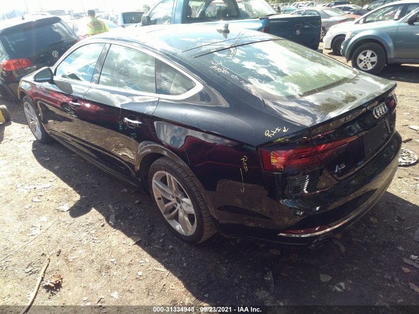 2019 AUDI A5 SPORTBACK PREMIUM WAUANCF59KA056555