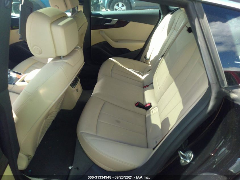 2019 AUDI A5 SPORTBACK PREMIUM WAUANCF59KA056555