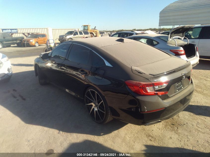 2019 HONDA ACCORD SEDAN SPORT 1.5T 1HGCV1F32KA104963