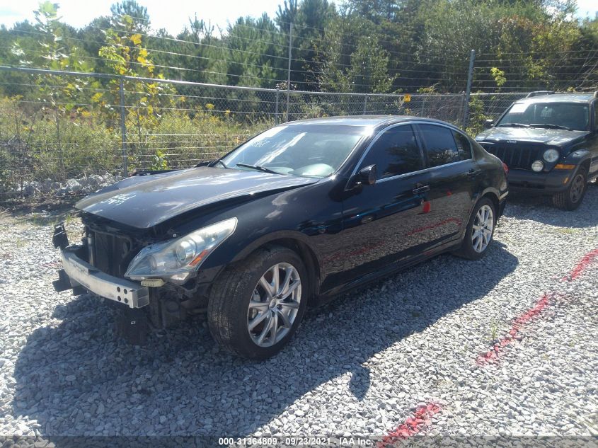 2013 INFINITI G37 SEDAN SPORT 6MT JN1CV6APXDM302166