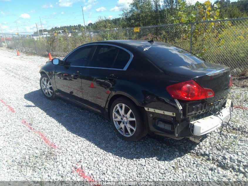 2013 INFINITI G37 SEDAN SPORT 6MT JN1CV6APXDM302166