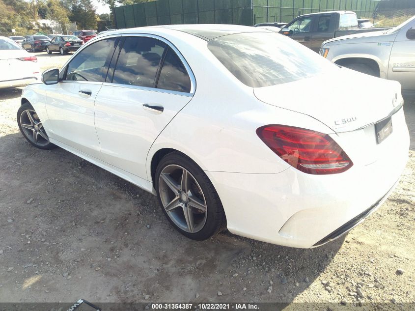 2015 MERCEDES-BENZ C-CLASS C 300 55SWF4KB7FU024884