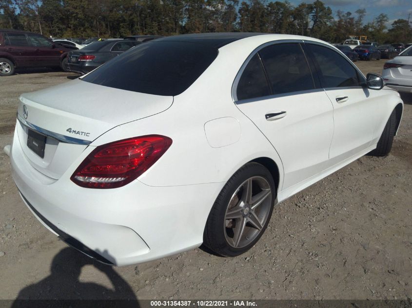 2015 MERCEDES-BENZ C-CLASS C 300 55SWF4KB7FU024884