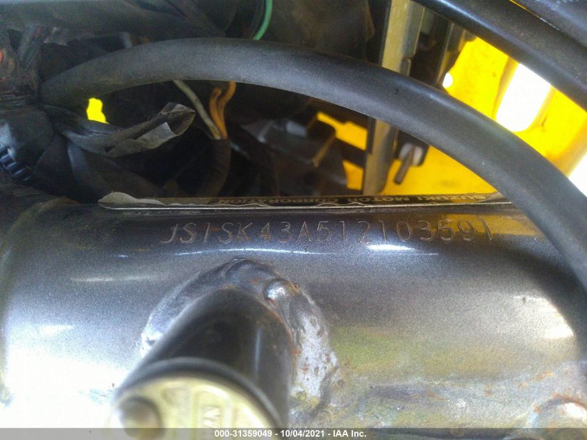 2001 SUZUKI DR-Z400 S JS1SK43A512103591