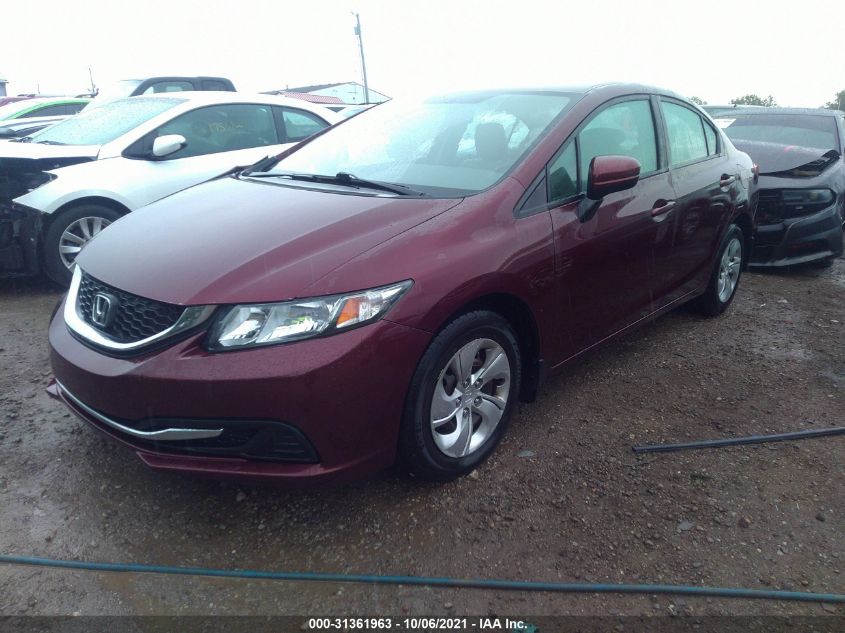 2014 HONDA CIVIC SEDAN LX 19XFB2F52EE056507