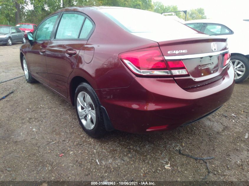 2014 HONDA CIVIC SEDAN LX 19XFB2F52EE056507