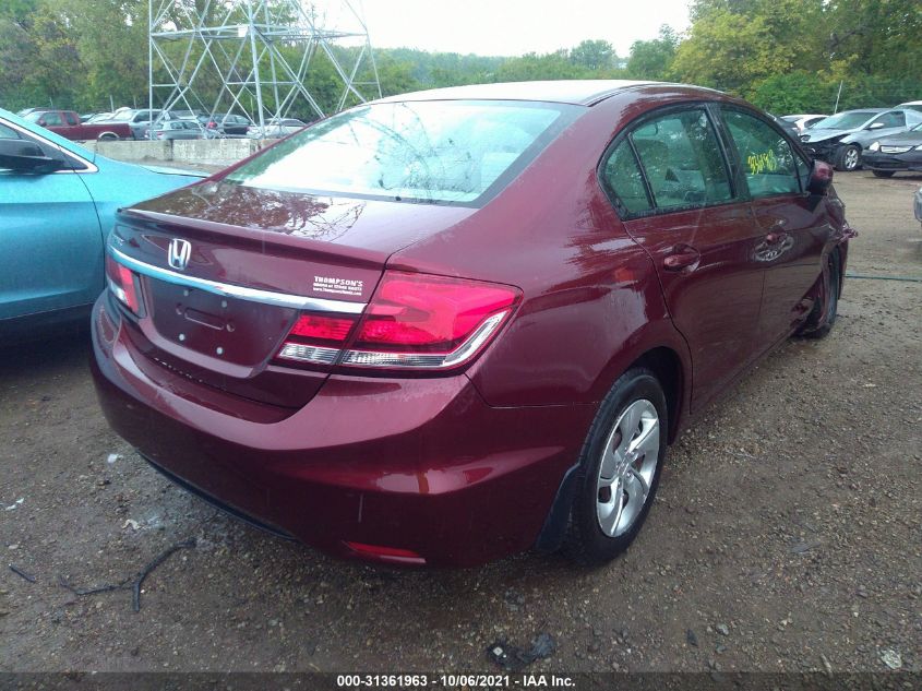 2014 HONDA CIVIC SEDAN LX 19XFB2F52EE056507