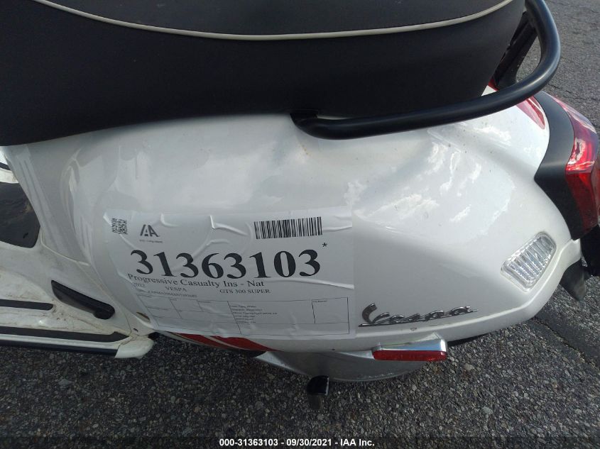 2022 VESPA GTS 300 SUPER - ZAPMA39MXN5202682