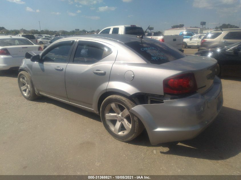 2013 DODGE AVENGER SE 1C3CDZAB6DN680361