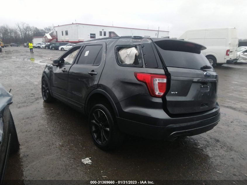 2017 FORD EXPLORER XLT 1FM5K7D80HGB45563