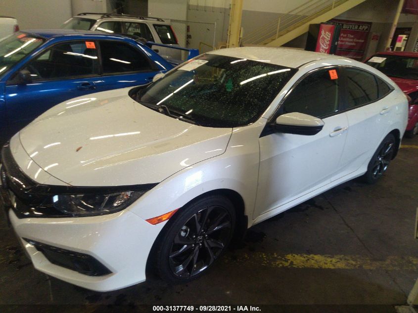 2020 HONDA CIVIC SEDAN SPORT 19XFC2F8XLE204374