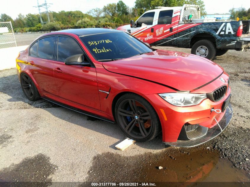 2015 BMW M3 WBS3C9C54FP803774