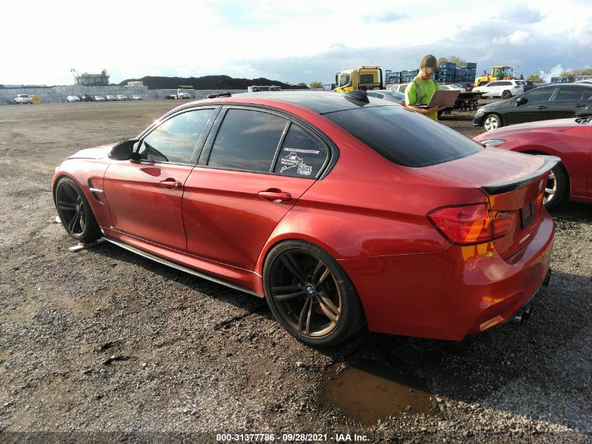 2015 BMW M3 WBS3C9C54FP803774