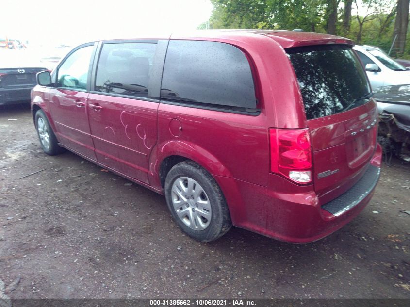 2015 DODGE GRAND CARAVAN SE 2C4RDGBG3FR642001