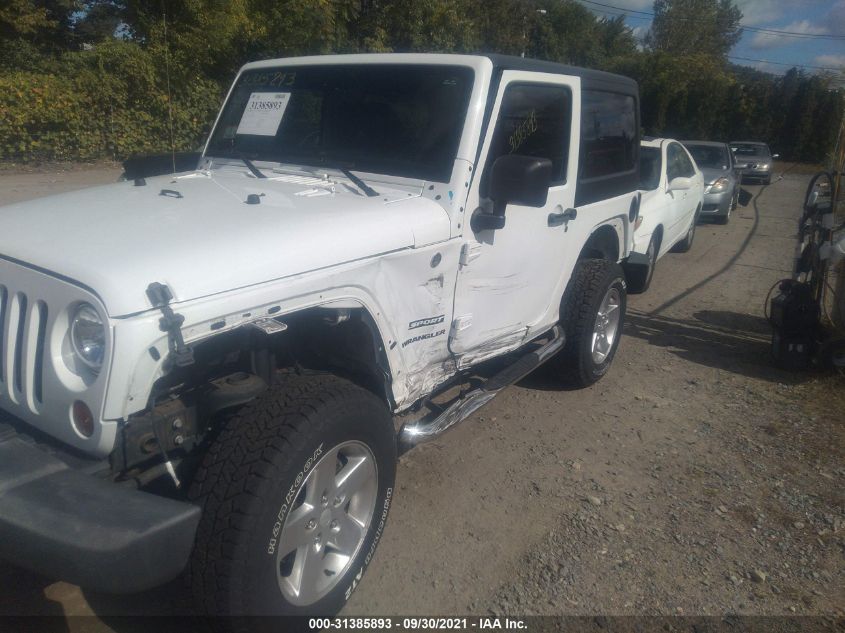 2013 JEEP WRANGLER SPORT 1C4AJWAGXDL516841