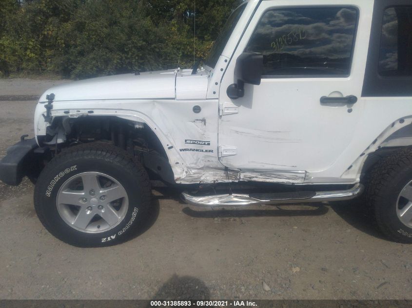 2013 JEEP WRANGLER SPORT 1C4AJWAGXDL516841