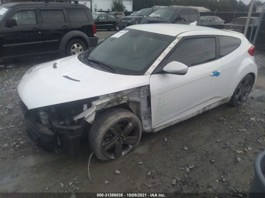 2015 HYUNDAI VELOSTER TURBO KMHTC6AE9FU229243
