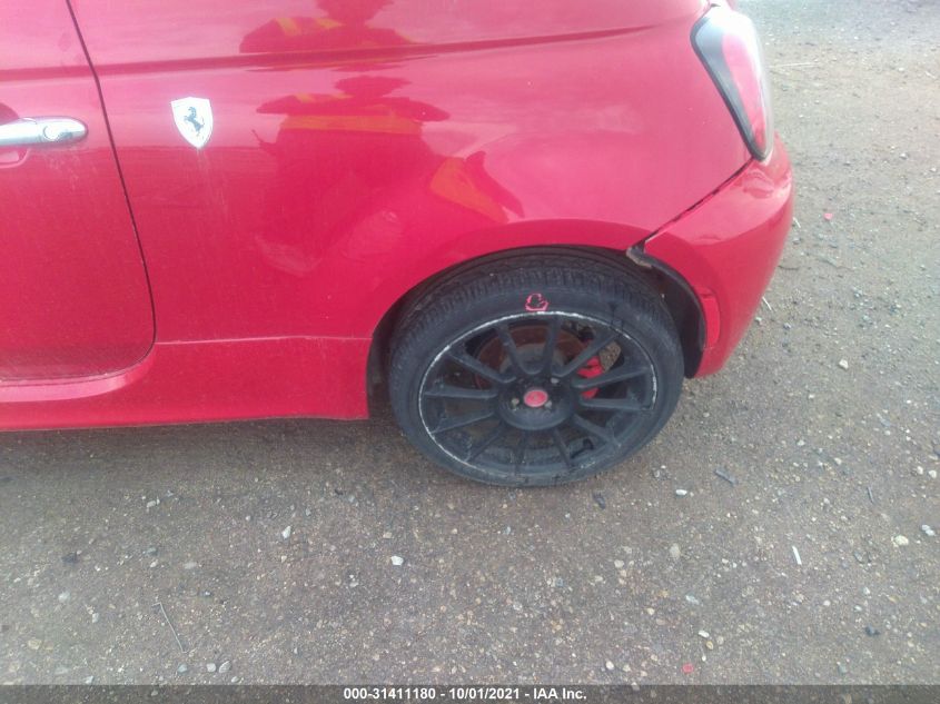 2013 FIAT 500 TURBO 3C3CFFHHXDT593789