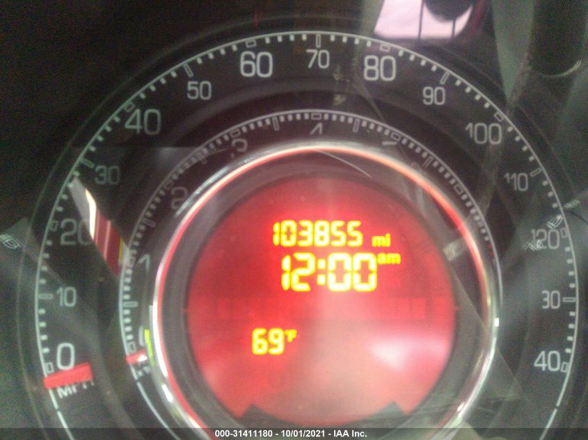 2013 FIAT 500 TURBO 3C3CFFHHXDT593789