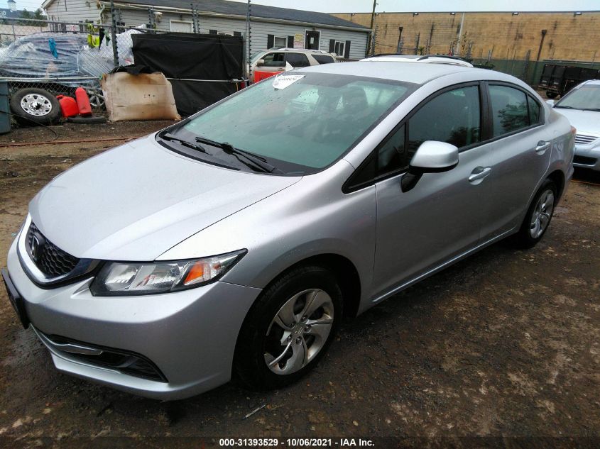 2013 HONDA CIVIC SDN LX 2HGFB2F52DH597240