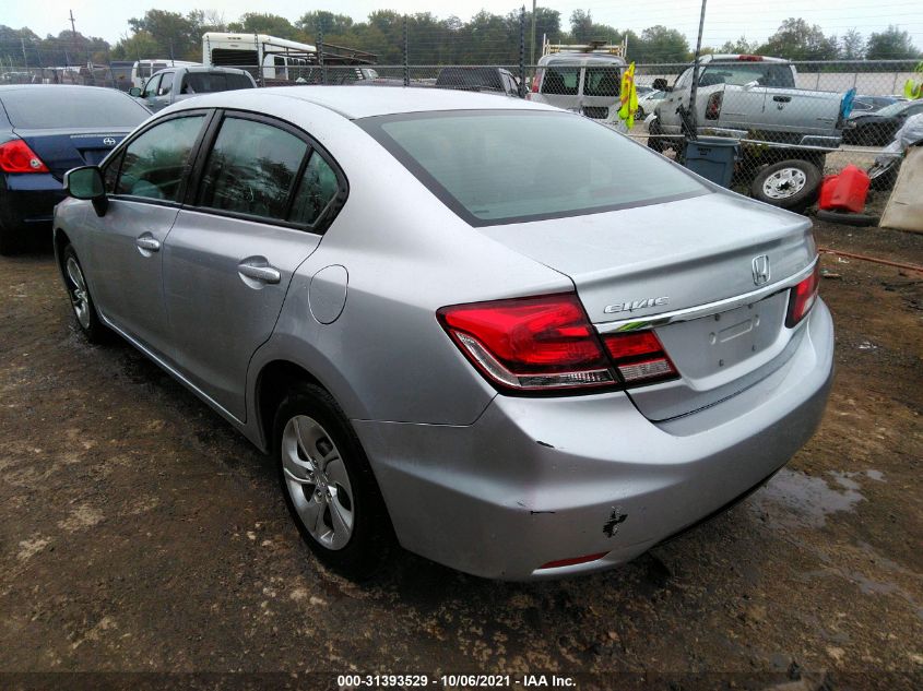 2013 HONDA CIVIC SDN LX 2HGFB2F52DH597240
