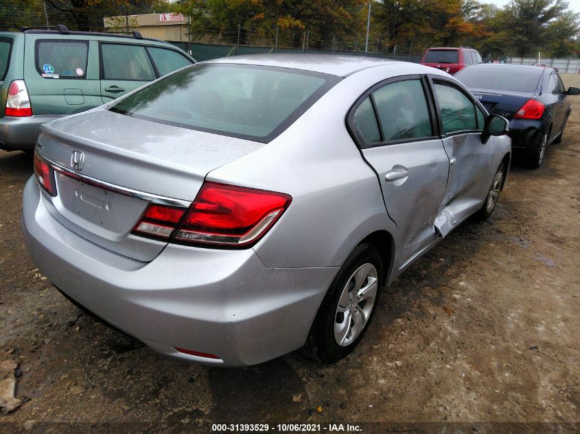 2013 HONDA CIVIC SDN LX 2HGFB2F52DH597240