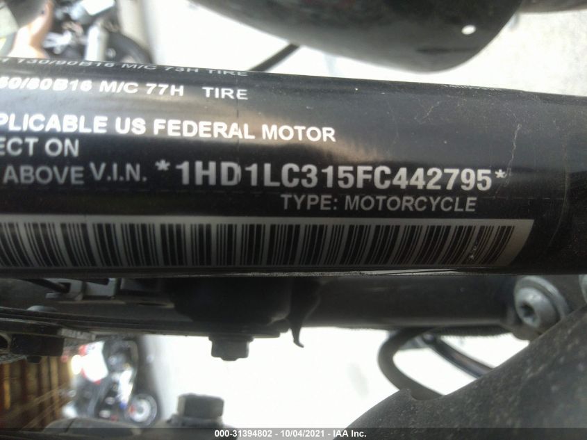 2015 HARLEY-DAVIDSON XL1200 FORTY-EIGHT 1HD1LC315FC442795