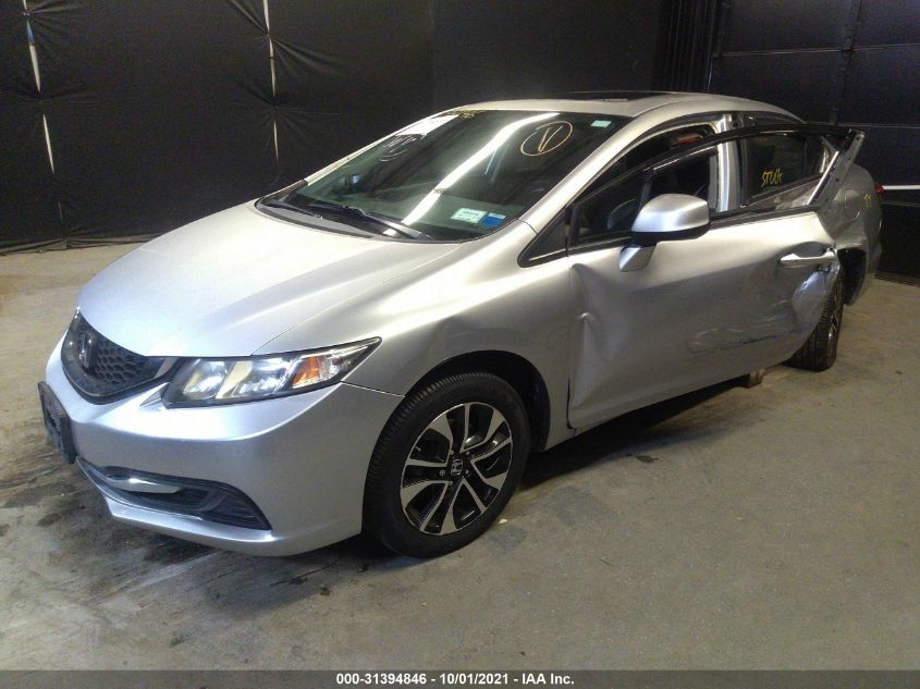 2013 HONDA CIVIC SDN EX 19XFB2F86DE270408