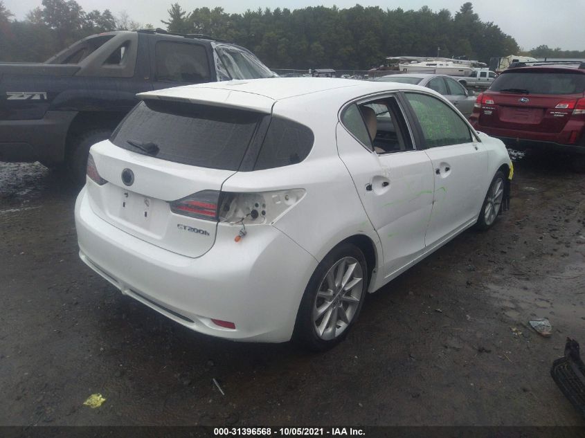 2013 LEXUS CT 200H HYBRID JTHKD5BHXD2166189