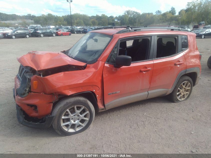 2019 JEEP RENEGADE SPORT ZACNJBAB0KPJ81786