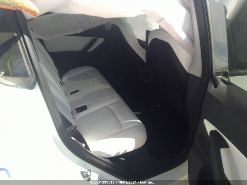 Auction sale of the 2021 TESLA MODEL Y , vin: 5YJYGDEF6MF211682, lot number: 31399519